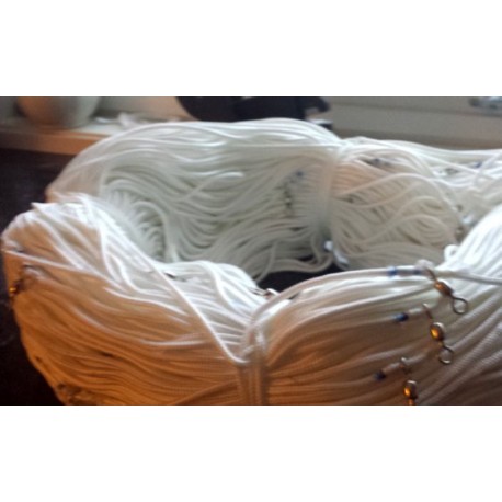 500m White 3.5mm x 100 swivels