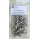 80 grammes Lead / stainless steel - pack of 25 