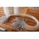 9/0 - 125cm mono 1.2mm with snap / clip 80mm - paquet de 100