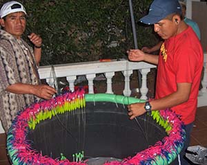 Mounting a 1000 hook swordfish line for Cyprus
